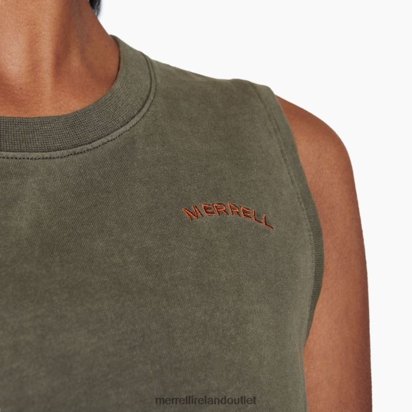 Merrell Sunbaked Tank (JWS26406-326) Women LTPDN1311 Clothes Dusty Olive