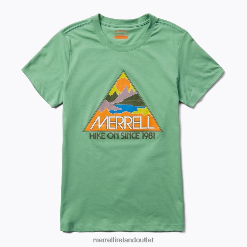Merrell Triangle Tee (JWS26825-306) Women LTPDN1006 Clothes Jade