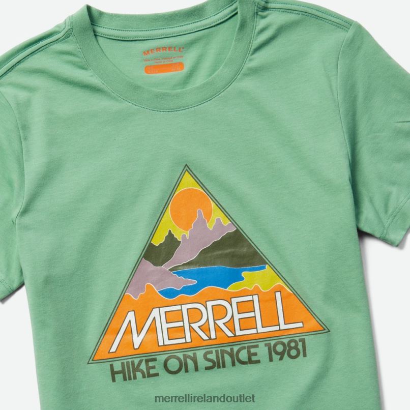 Merrell Triangle Tee (JWS26825-306) Women LTPDN1006 Clothes Jade