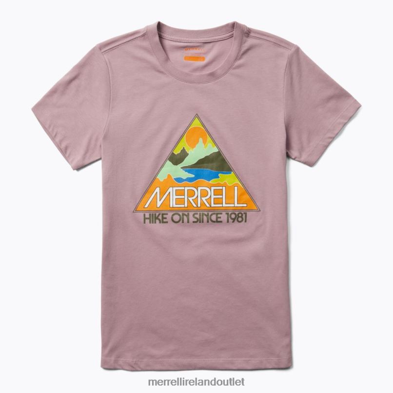 Merrell Triangle Tee (JWS26825-494) Women LTPDN1005 Clothes Elderberry