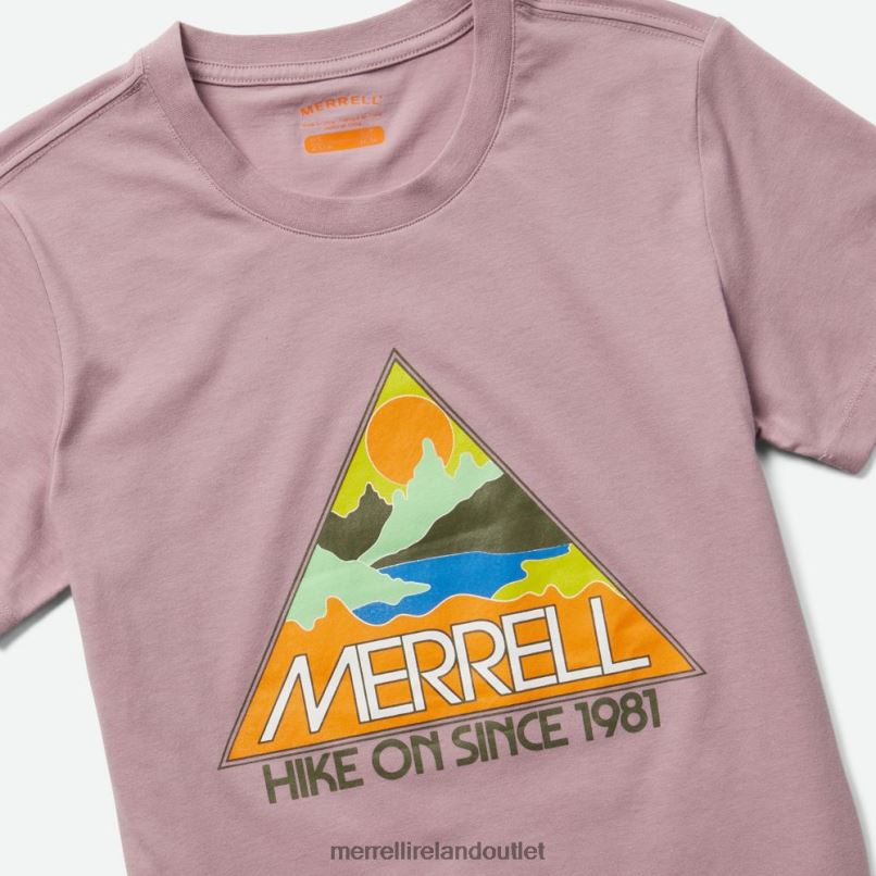 Merrell Triangle Tee (JWS26825-494) Women LTPDN1005 Clothes Elderberry