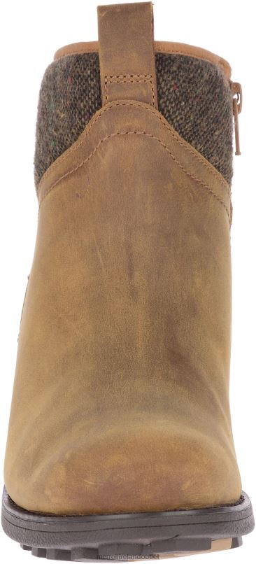 Merrell Chateau II Mid Pull Waterproof (J000888) Women LTPDN1150 Shoes Nutmeg