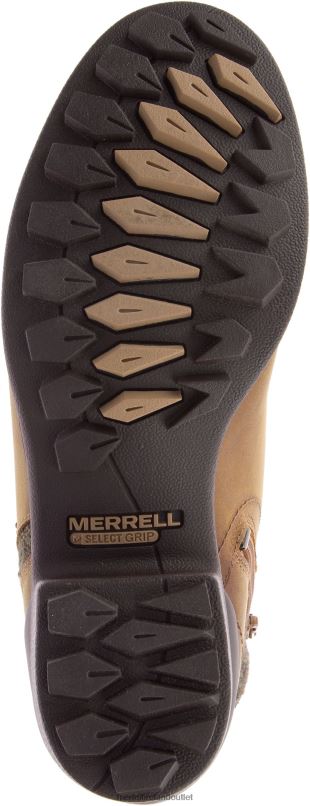 Merrell Chateau II Mid Pull Waterproof (J000888) Women LTPDN1150 Shoes Nutmeg