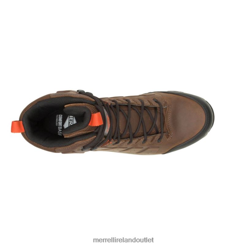 Merrell Phasebound 2 Mid Waterproof CF (J005055) Women LTPDN123 Shoes Earth/Orange
