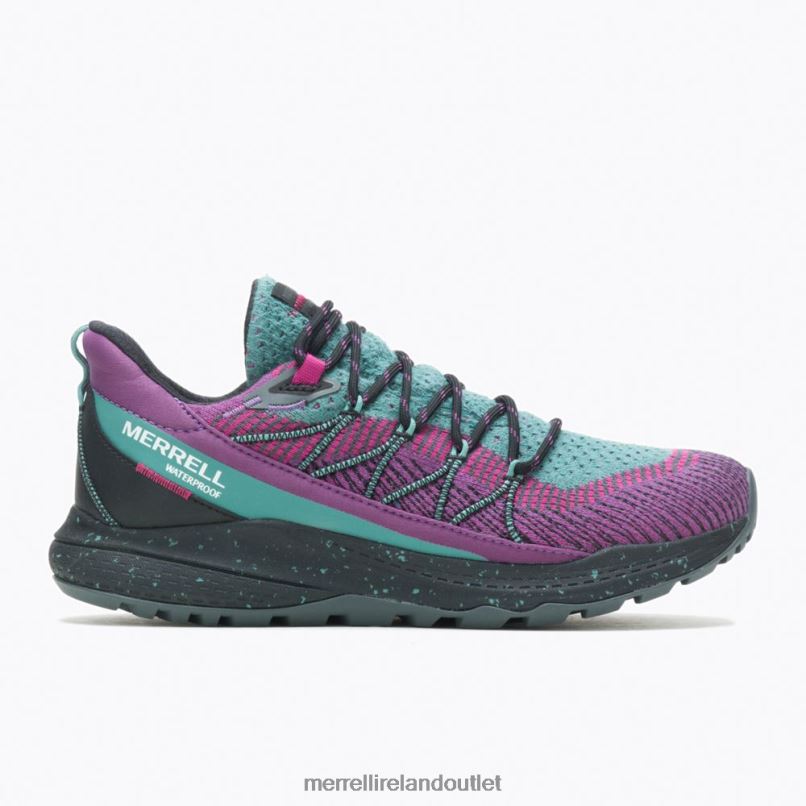 Merrell Bravada 2 Waterproof (J500166) Women LTPDN908 Shoes Mineral/Fuchsia