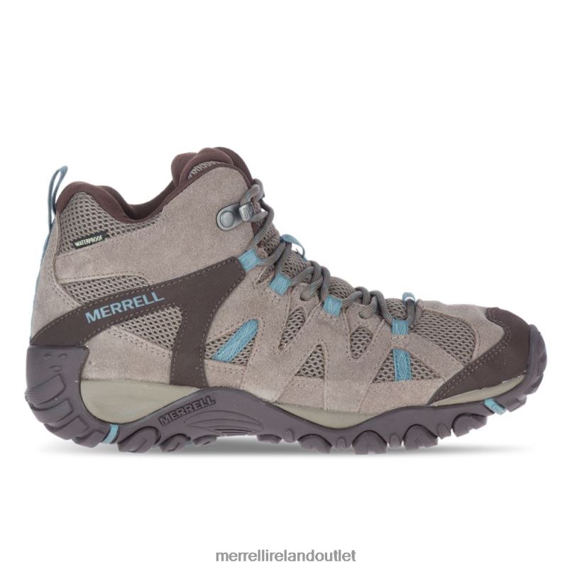 Merrell Deverta 2 Mid Waterproof (J034744) Women LTPDN1269 Shoes Falcon/Trooper