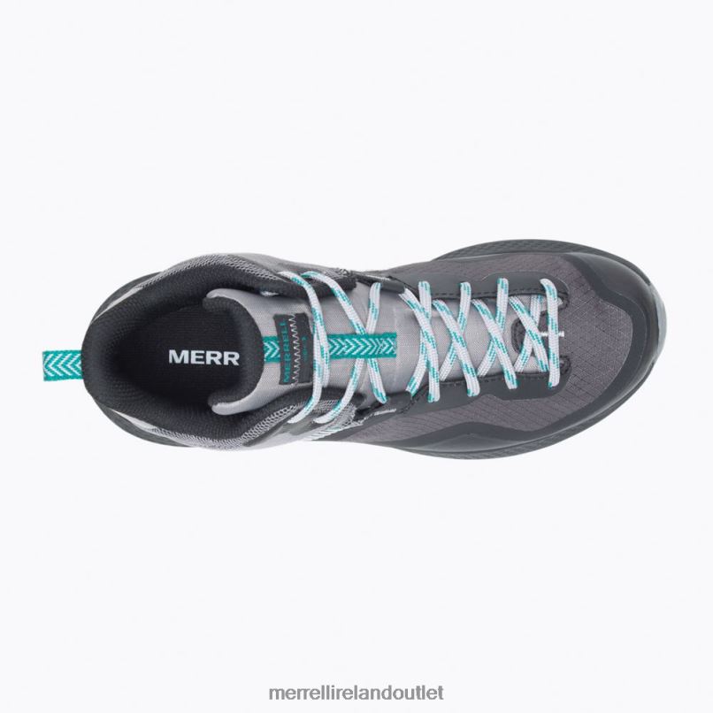 Merrell MQM 3 Mid GORE-TEX (J135522) Women LTPDN1166 Shoes Charcoal/Teal
