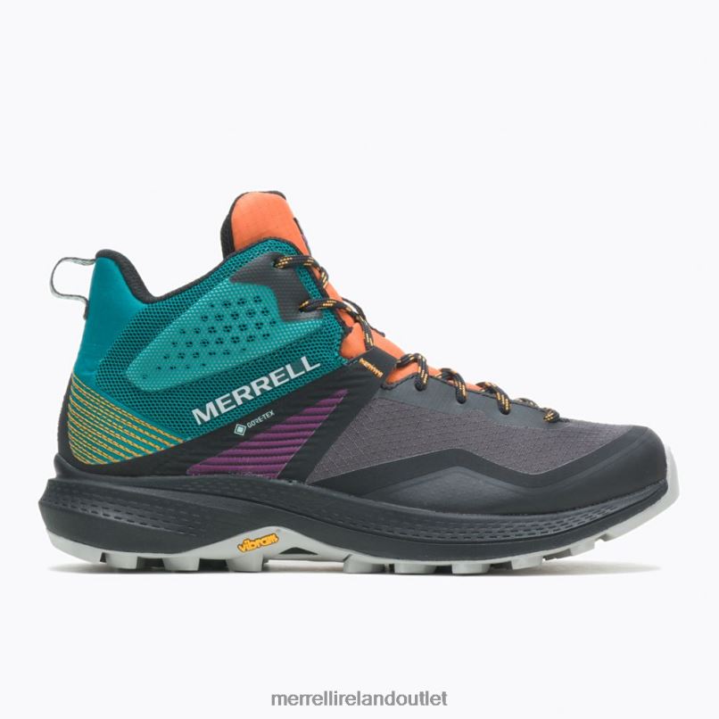Merrell MQM 3 Mid GORE-TEX (J135528) Women LTPDN1167 Shoes Tangerine/Teal