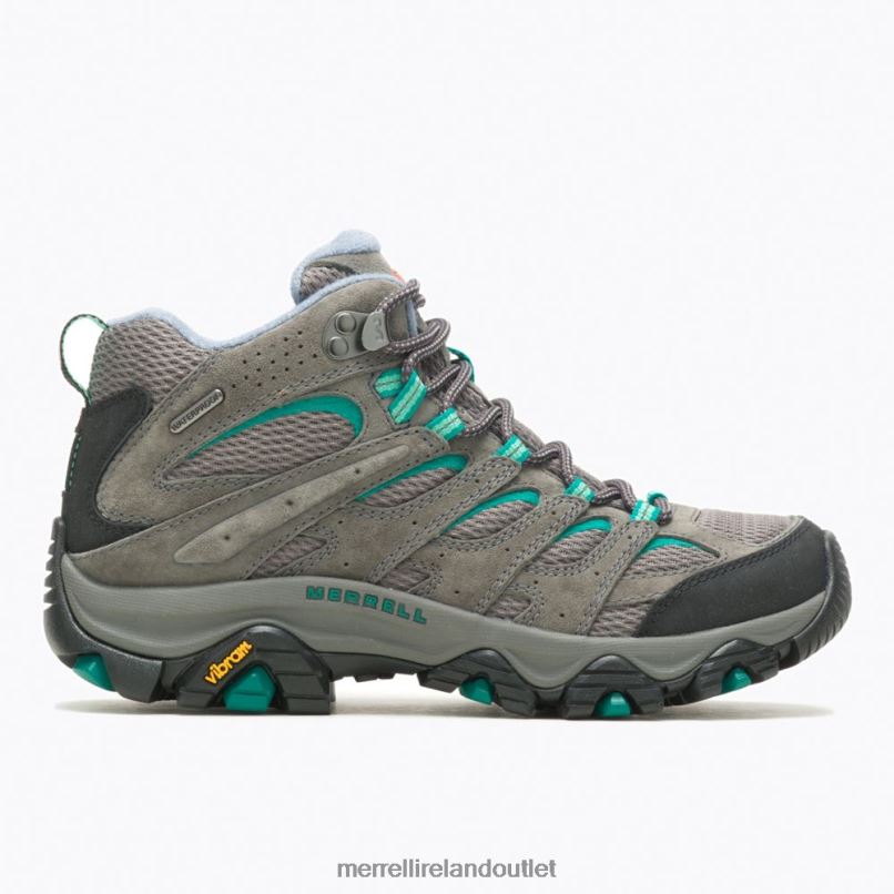 Merrell Moab 3 Mid Waterproof (J035850) Women LTPDN1035 Shoes Granite/Marine
