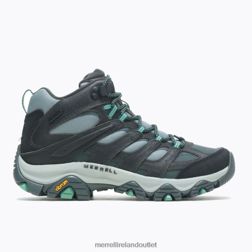Merrell Moab 3 Thermo Mid Waterproof Wide Width (J036650W) Women LTPDN1147 Shoes Rock/Jade