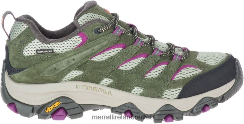 Merrell Moab 3 Waterproof (J035868) Women LTPDN1031 Shoes Lichen