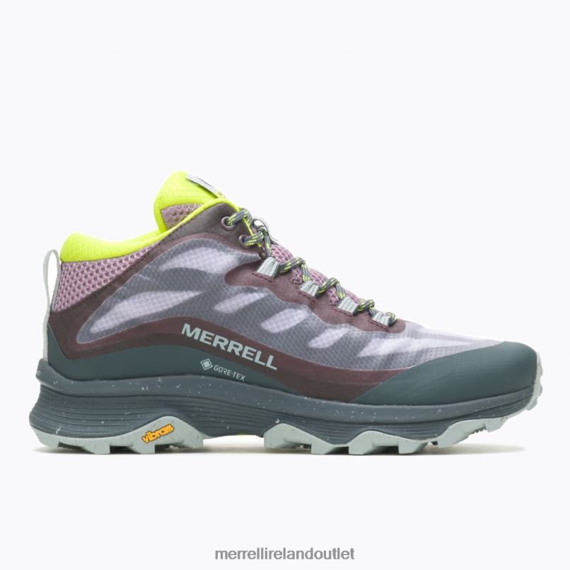 Merrell Moab Speed Mid GORE-TEX (J067516) Women LTPDN878 Shoes Iris