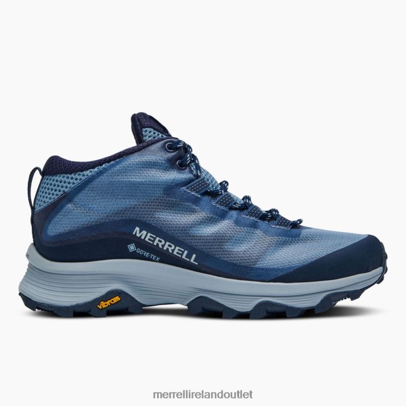 Merrell Moab Speed Mid GORE-TEX (J135418) Women LTPDN879 Shoes Navy