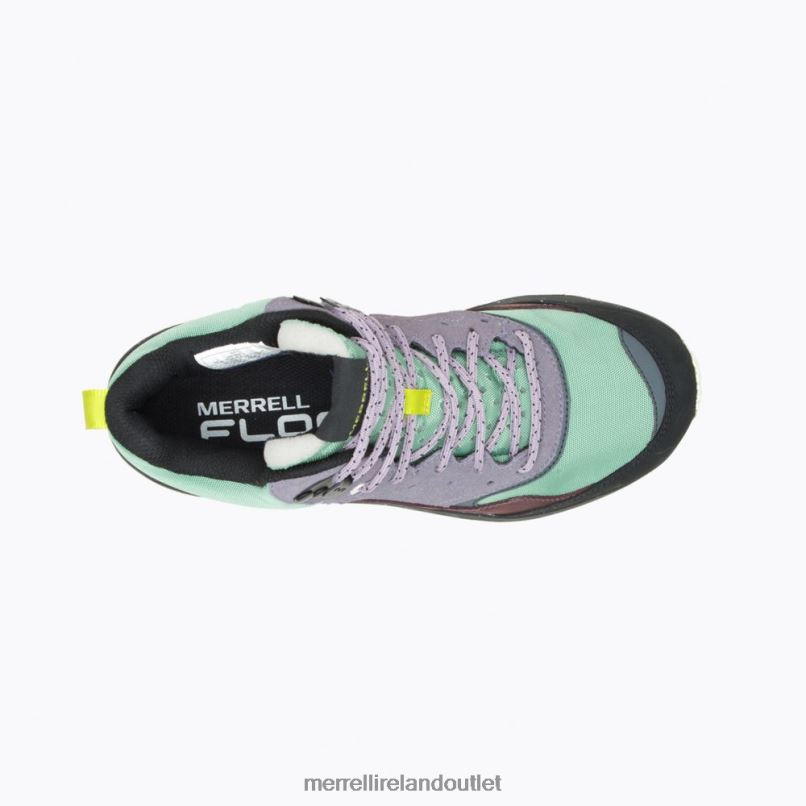 Merrell Speed Solo Mid Waterproof (J005098) Women LTPDN828 Shoes Jade