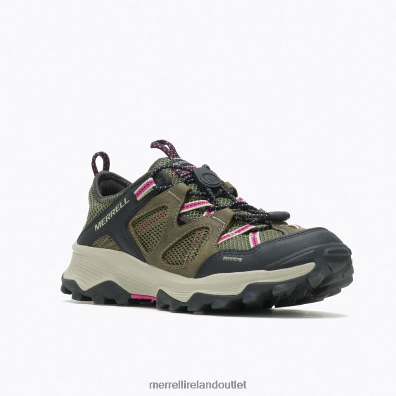 Merrell Speed Strike Leather Sieve (J135168) Women LTPDN979 Shoes Lichen