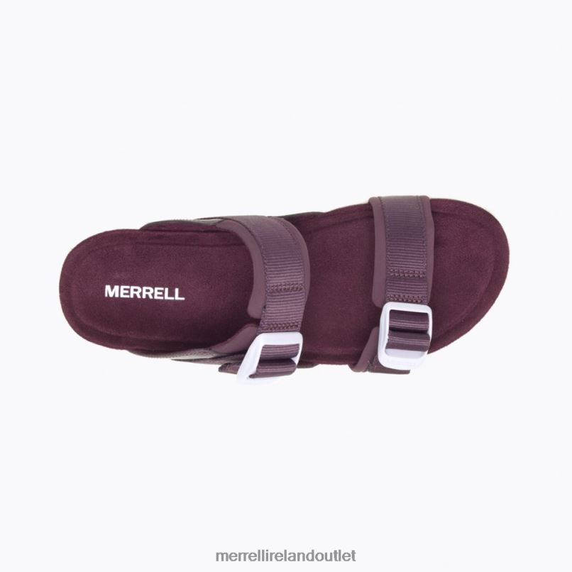 Merrell Alpine Cush Slide (J004296) Women LTPDN1080 Shoes Burgundy