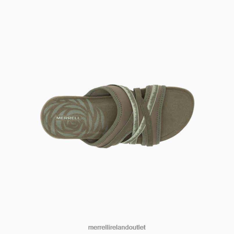 Merrell Terran 3 Cush Slide (J004586) Women LTPDN1071 Shoes Olive