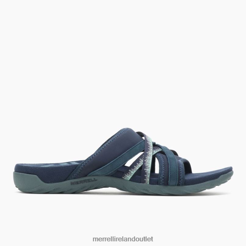 Merrell Terran 3 Cush Slide Wide Width (J002726W) Women LTPDN1205 Shoes Navy