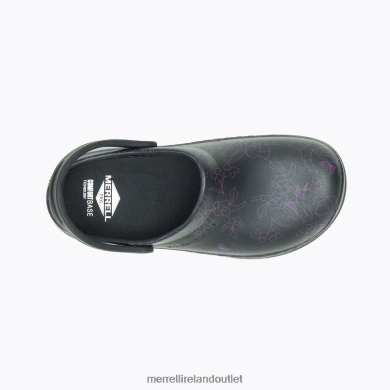 Merrell Encore Service Pro (J004436) Women LTPDN1180 Shoes Black/Plum